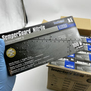 SemperGuard Nitrile INIPFT105 Disposable Gloves Size XL Powder Free 1000/Case 2
