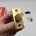 Schlage Door Lever Privacy Lock Bright Brass LEV 2-3/4" Backset A40S 605 4
