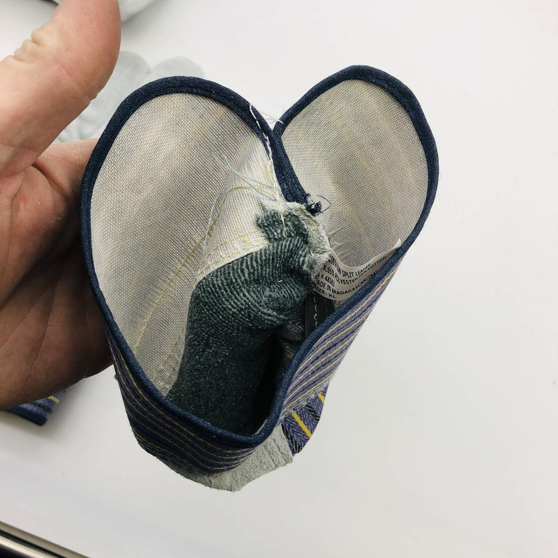 MCR Safety 1400 Split Leather Palm Work Gloves Size XL Safety Cuff 2.5"L 12 Pair 7