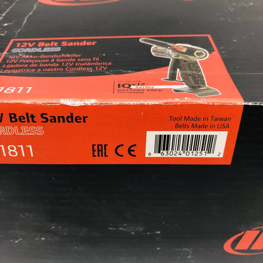 Ingersoll-Rand G1811 Belt Sander Cordless Tool Only IQV12 With 60/80 Grit Kit 2