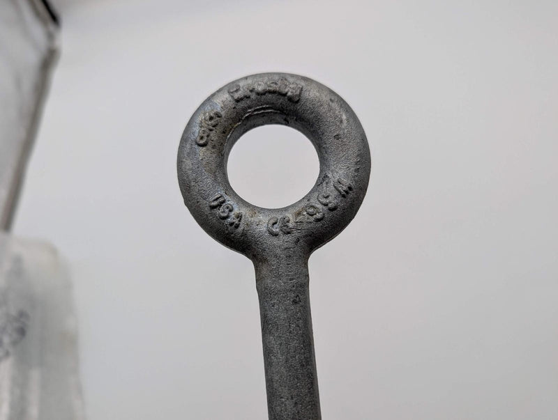 Crosby 5/8" x 10" Forged Eye Bolt G-291 Hot Dip Galvanized Hex Bolt 5200lb Limit 2