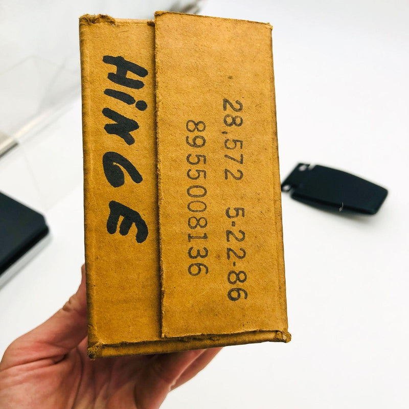 AMC Jeep 55008136 Lift Door Hinge OEM NOS 88-90 Wrangler with Hard Top Black 2