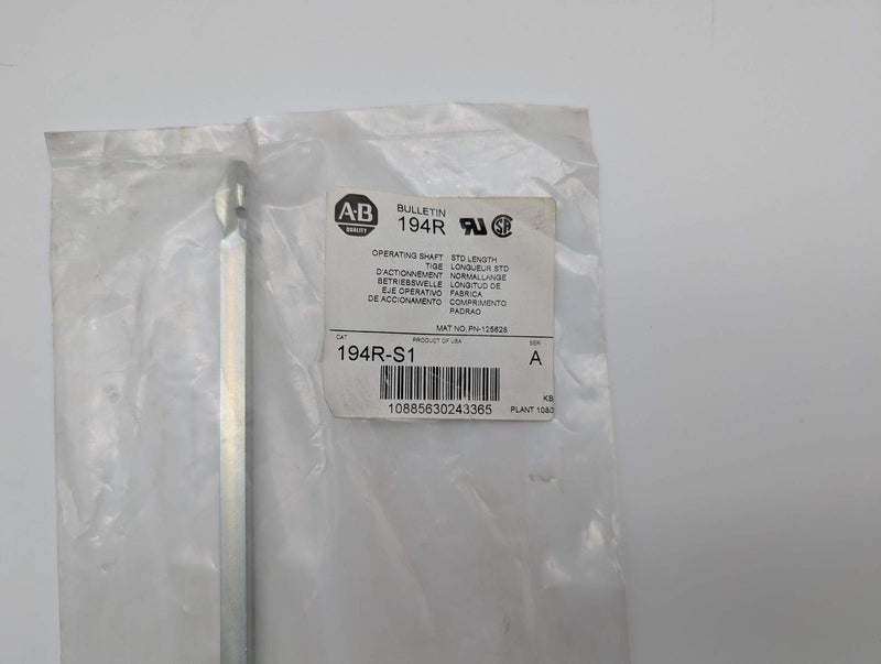 Allen Bradley 194R-S1 Operating Shaft 12" 140U-P/194R-P/194R-PXT HANDLES 2