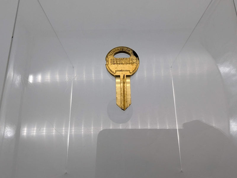 5x Illinois 210P Key Blanks 5 Pin Brass Double Bitted Double Sided Ilco S1042ZP 2