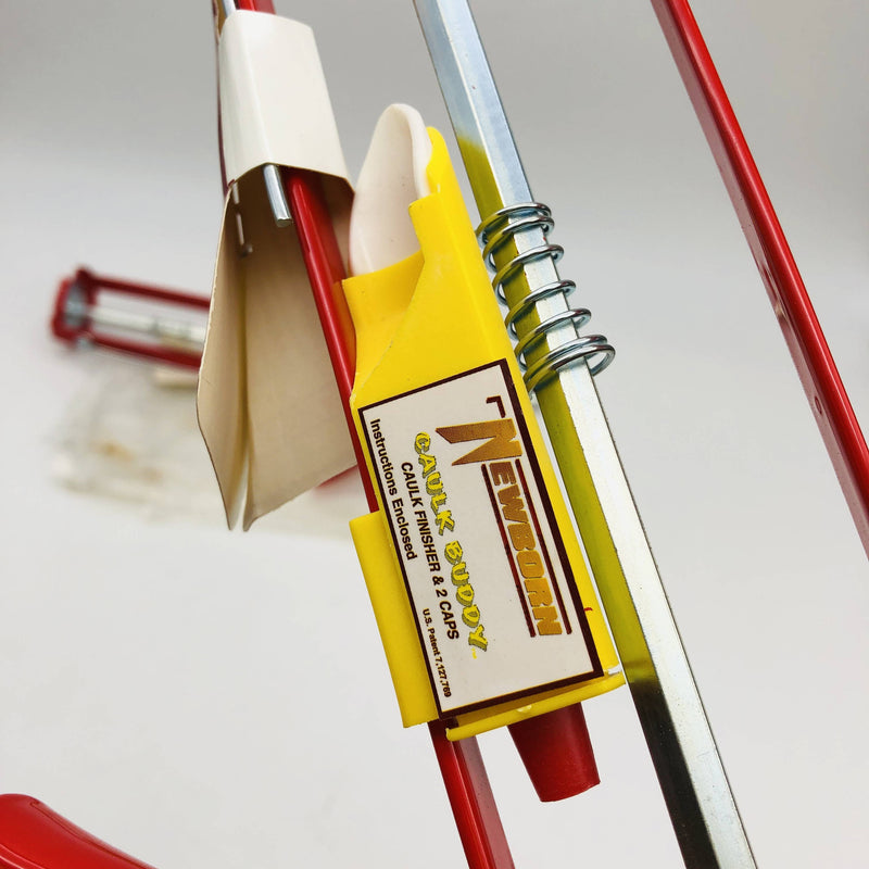 Newborn Brothers 112D Caulk Gun 1/10 Gal Drip Free EZ Thrust Red Lot of 2 4