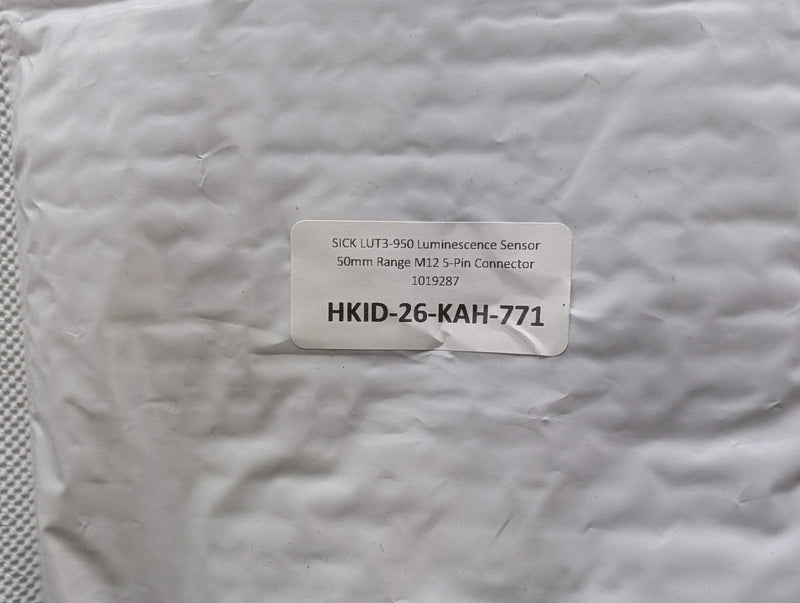 SICK LUT3-950 Luminescence Sensor 50mm Range M12 5-Pin Connector 1019287