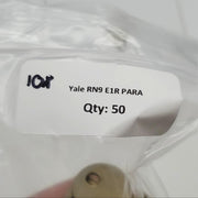 10x Yale RN9 E1R PARA Key Blanks E1R Keyway Nickel Silver 4 Pin NOS 3