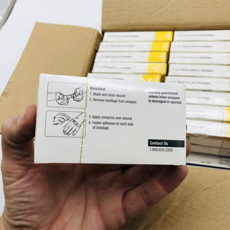 Acme First Aid Only 1-002 Plastic Adhesive Bandages 1in x 3in 59 Boxes of 16pcs 6