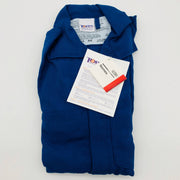 Topps CO075515 Coveralls Flame Resistant 36-R Nomex IIIA 4.5oz Royal Blue NWT 1