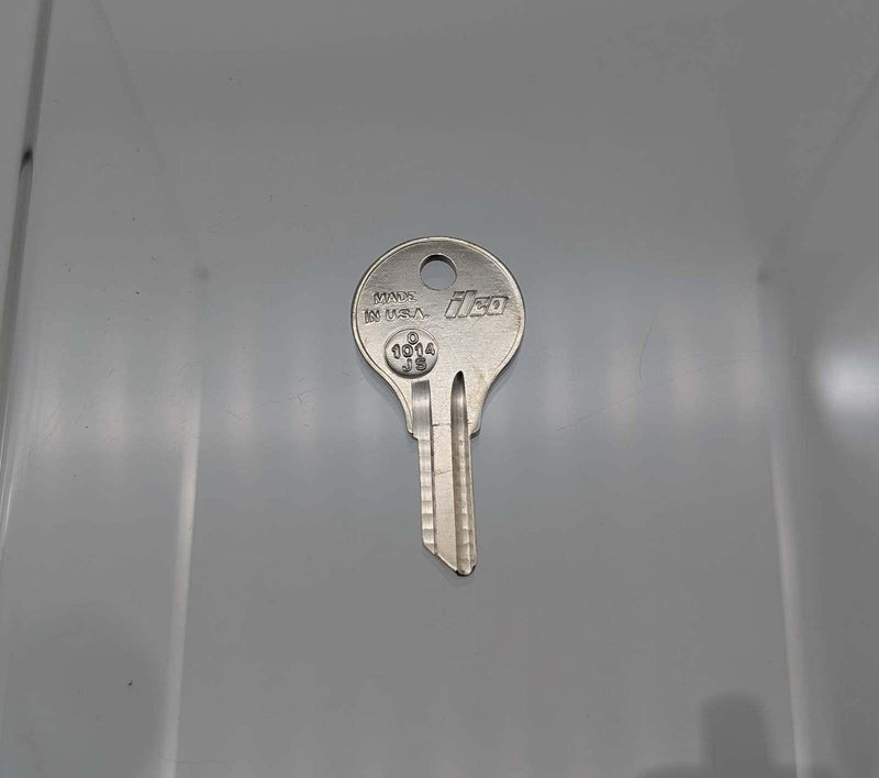 2x Ilco O1014JS Key Blanks 4 Pin Fits Some Eagle Locks Nickel Plated 1