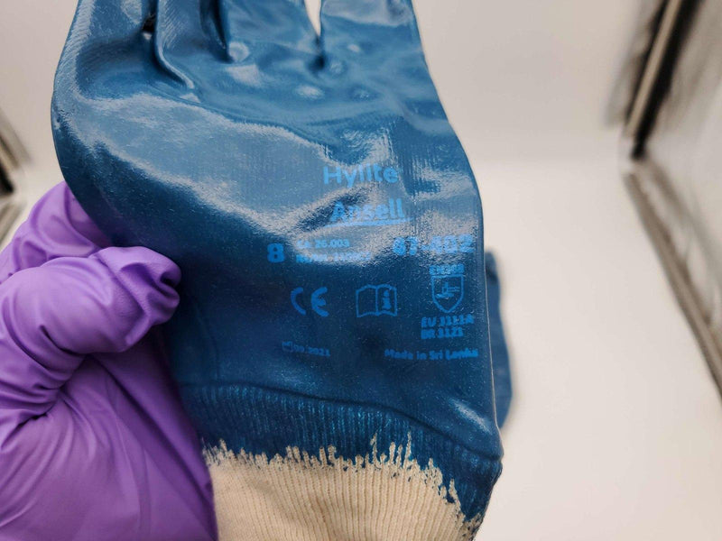 Hylite Nitrile Dipped Work Gloves Medium Oil & Abrasion Resistant 47-402 Pack 12 4