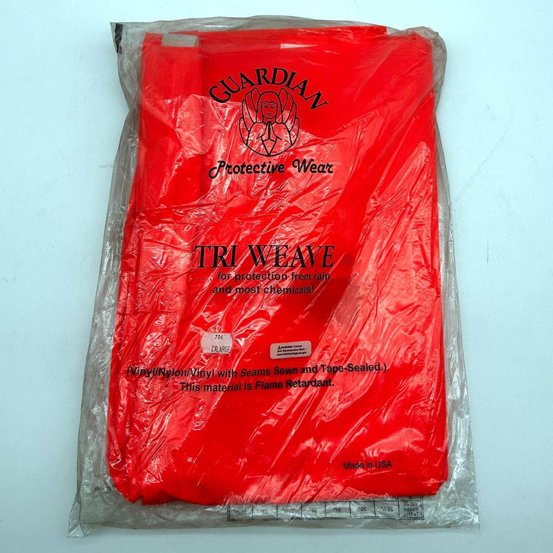Guardian 706OR2XL Bib Overalls 2XL Vinyl Tri-Weave Plain Front Flame Retardant 1