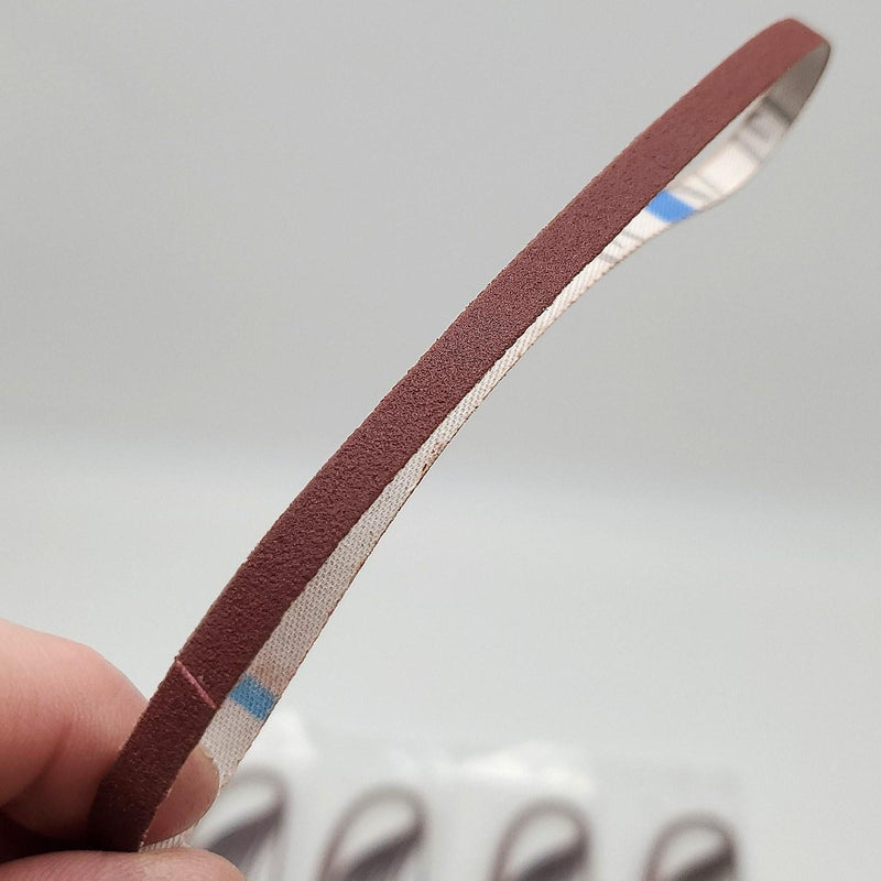 Congress Tools 1/4" Sanding Stick Belts 240 Grit Aluminum Oxide SB142 Pack of 50 3