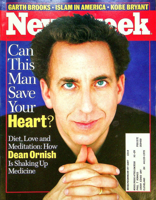 Newsweek Magazine March 16 1998 Dr Dean Ornish New Book Kobe Bryant 19 Year Old 1