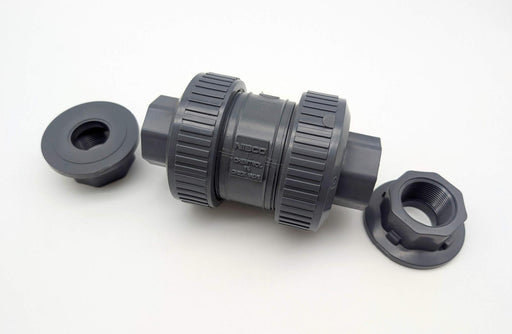 Nibco U45BC-E 1-1/4" Ball Check Valve PVC Body EPDM Seal 150 PSI 1