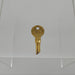 5x Illinois Lock 260 Key Blanks Single Bitted Keyway Brass NOS 1