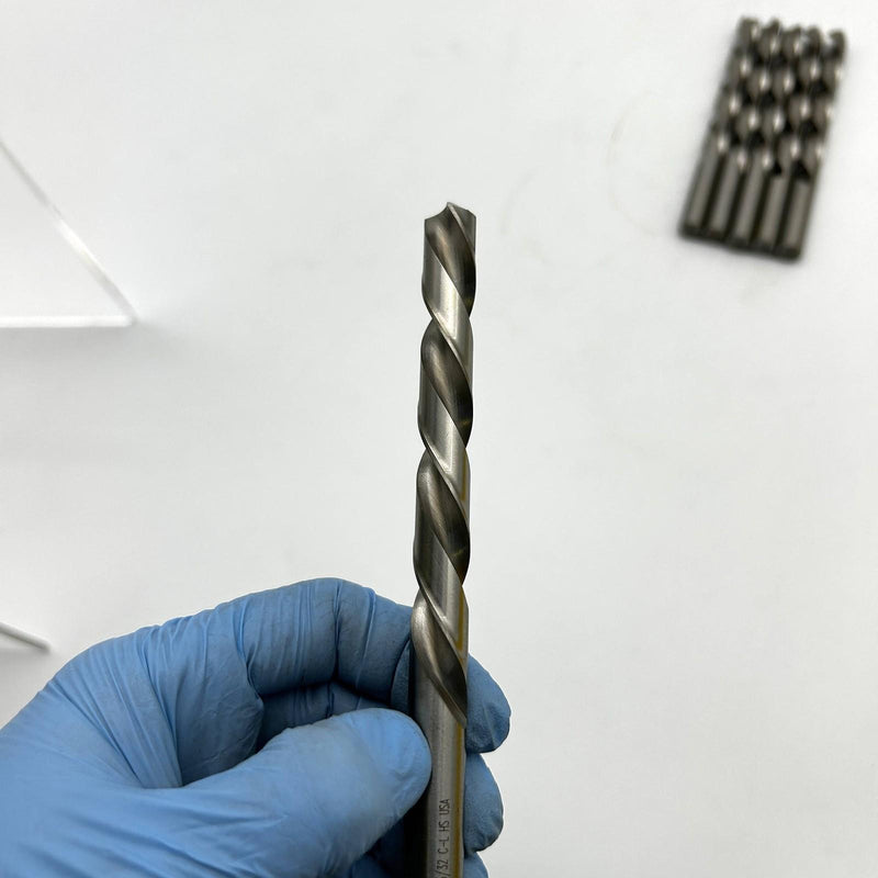 Chicago-Latrobe 44430 Jobber Drill Bit 15/32 Left Hand 150L HSS Bright 6pk 6