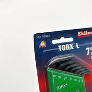 Eklind 10907 Torx L-Key Star Set 7pc T10-T40 Long High Quality Alloy Steel 4