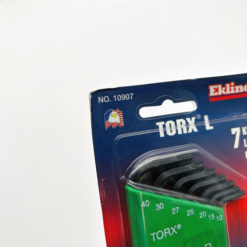 Eklind 10907 Torx L-Key Star Set 7pc T10-T40 Long High Quality Alloy Steel 4