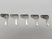 5x Ilco SZ3 Key Blanks For Suzuki Motorcycles Nickel Plated USA Made NOS 3