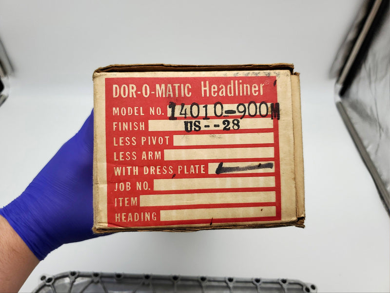 Dor-O-Matic 14010 900 Overhead Door Closer Concealed Headliner Series Body Only 8