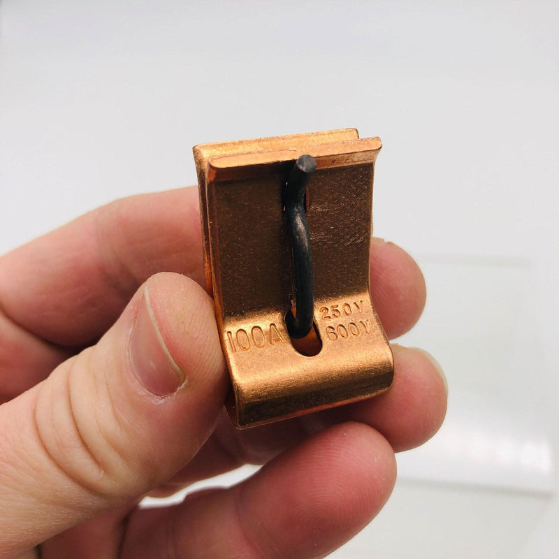 5x Ilsco M-165 Fuse Clip 100 Amps 250-600 Volts Copper 3