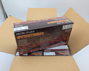Microflex Synetron Powder Free Latex Exam Gloves XXL Extended Cuff Case of 500 1