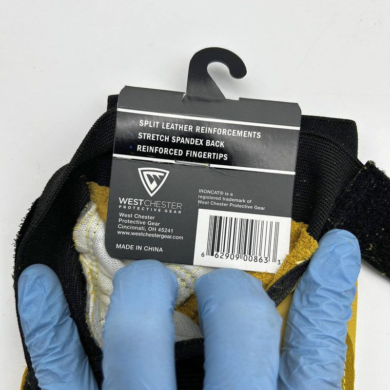 Ironcat 86350 Cowhide Leather Gloves Extra Large XL Hvy Duty Mechanics 2 Pairs 7