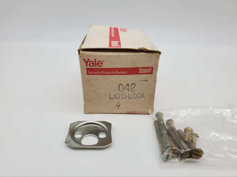 Yale Rim Latchlock Deadbolt No 042 for 1-1/8" to 2-1/4" Thick Doors w/ Cylinder