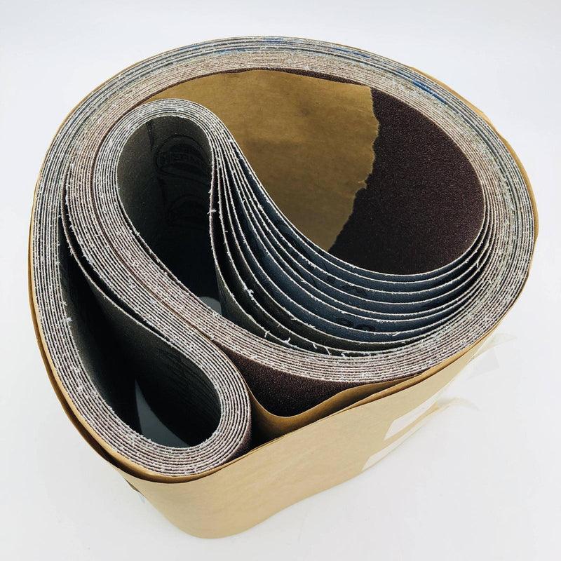 Hermes RB 377 YX Wide Cloth Sanding Belt 8" x 60" 80 Grit SG32 Pack of 10 9