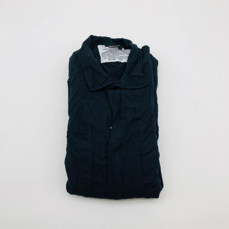 Topps CO07-5505 Coveralls Flame Resist 52R Nomex 4.5oz Unlined Navy Blue No Tags 6
