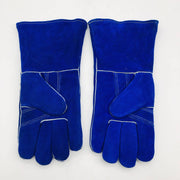 Tillman 1080 Stick Welding Welders Glove Size Large Blue Leather Cotton 1 Pair 6