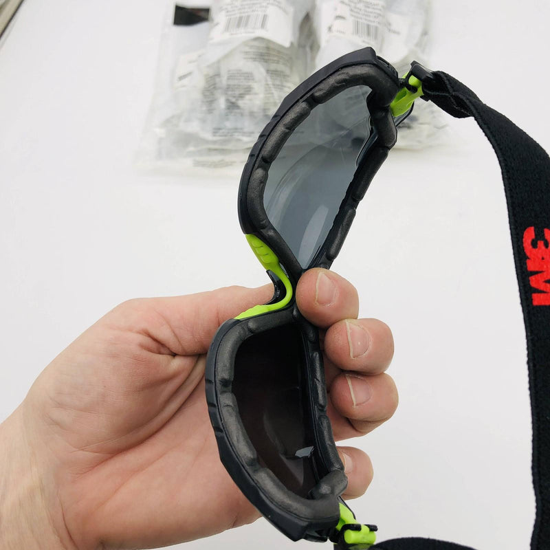 3M S1202SGAF-SKT Safety Glasses Solus 1000 Series Foam Strap Scotchgard 3 Pairs 6