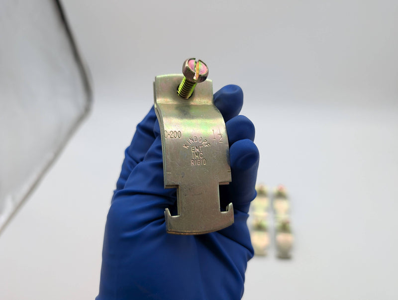 Kindorf 1-1/2" 2 Piece Conduit Clamps Rigid / IMC / EMT C 200 1 1/2 Pack of 10 2