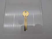 5x Ilco 1115XL Mosler Safe Deposit Lock Key Blanks .085" T .355" W Nickel Silver 2