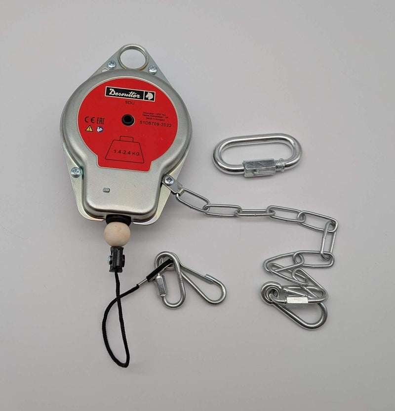 Desoutter 5DU Spring Tool Balancer 3.1 to 5.3lb Capacity 4.9ft Cable 50542 1