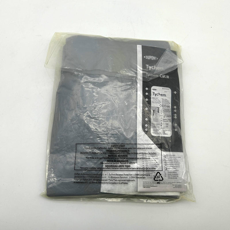 Dupont Tychem 6000 F Gown Size Medium PL50 Cat III Gray TFPL50TGYMD002500 1ct 6