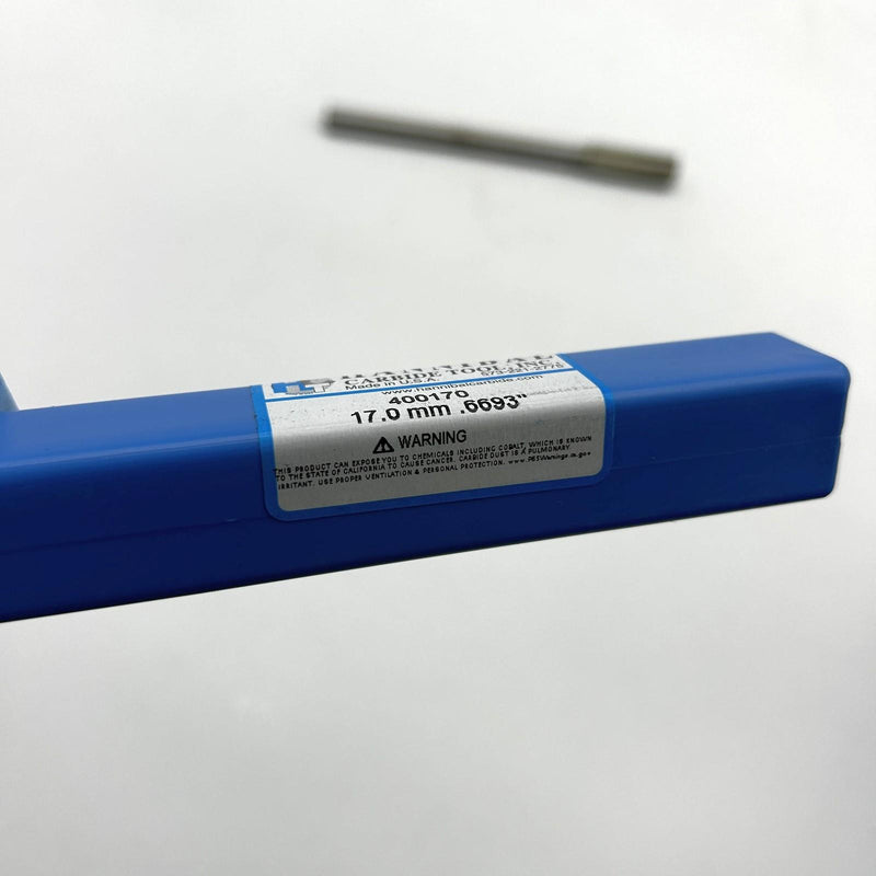 Hannibal 400170 Reamer Straight Shank and Flute Type 400 0.6693/17mm 9/16 Shank