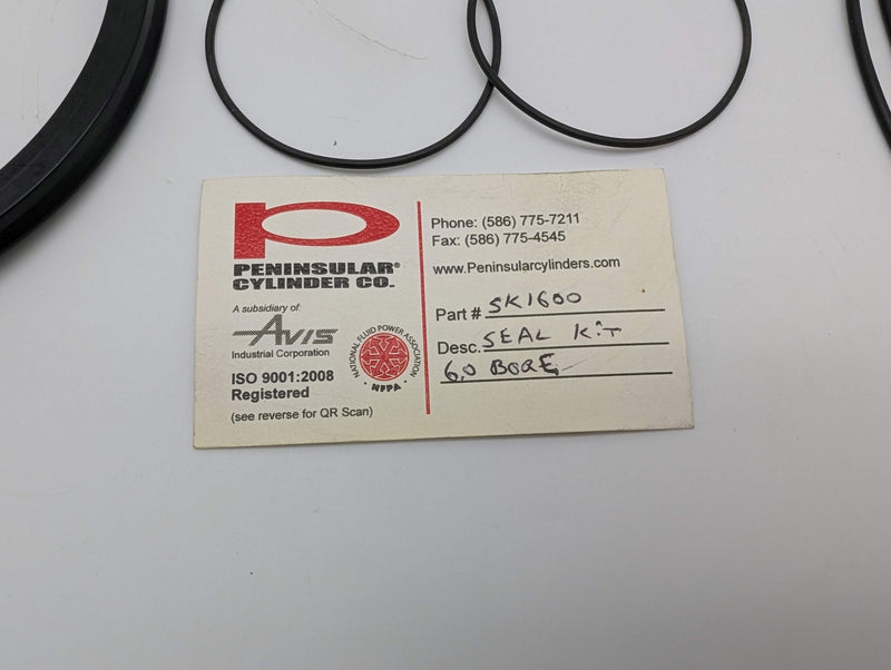 Peninsular Cylinder SK1600 Seal Kit for 6" Bore Cylinder OEM Replacement