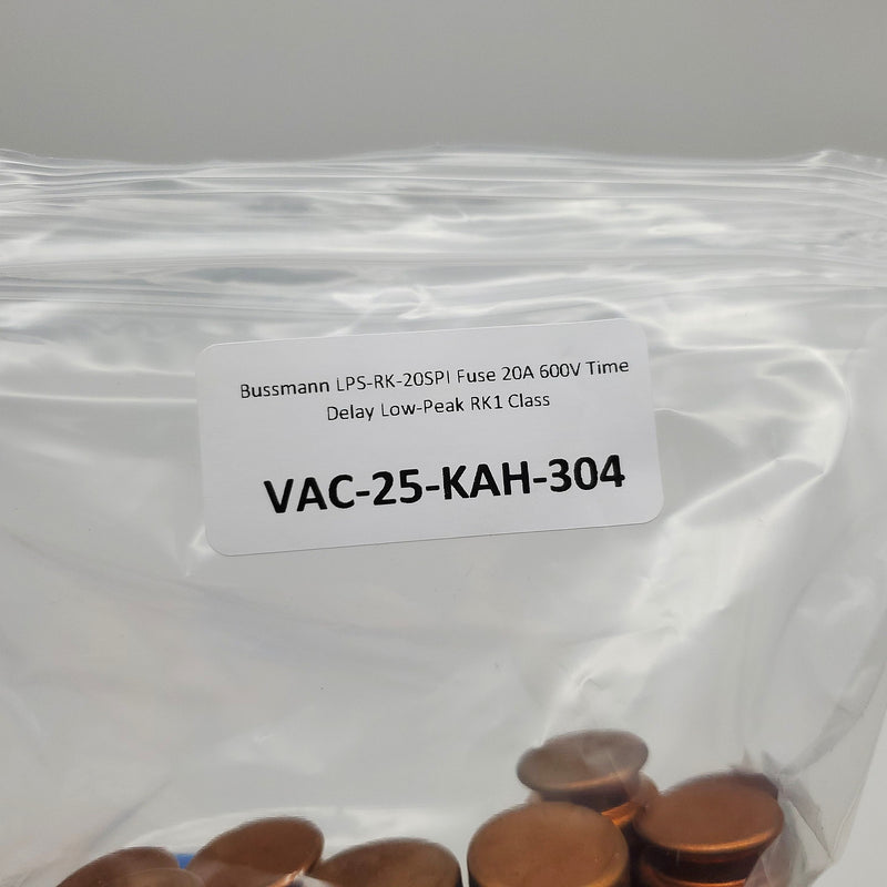 Bussmann LPS-RK-20SPI Fuse 20A 600V Time Delay Low-Peak RK1 Class 4