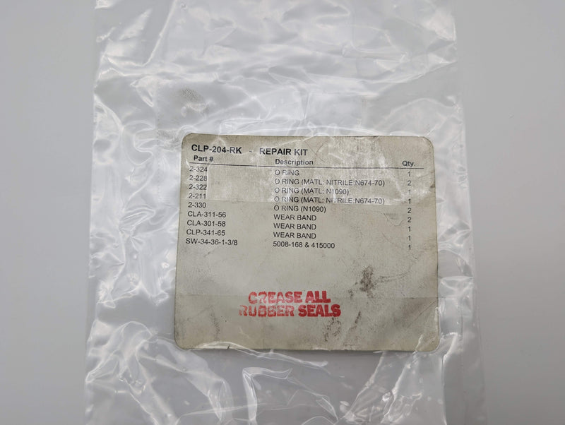 C.M. Smillie CLP 204-RK Cylinder Seal Rebuild Repair Kit OEM