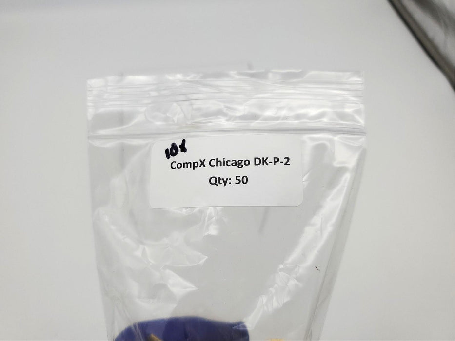 10x CompX Chicago DK-P-2 Key Blanks Brass 4 Pin NOS 3