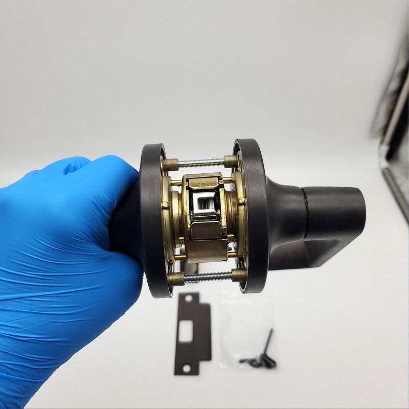 Yale Door Lever Passage Latch Oiled Bronze 2-3/4" Backset AU 5401LN US10B 4