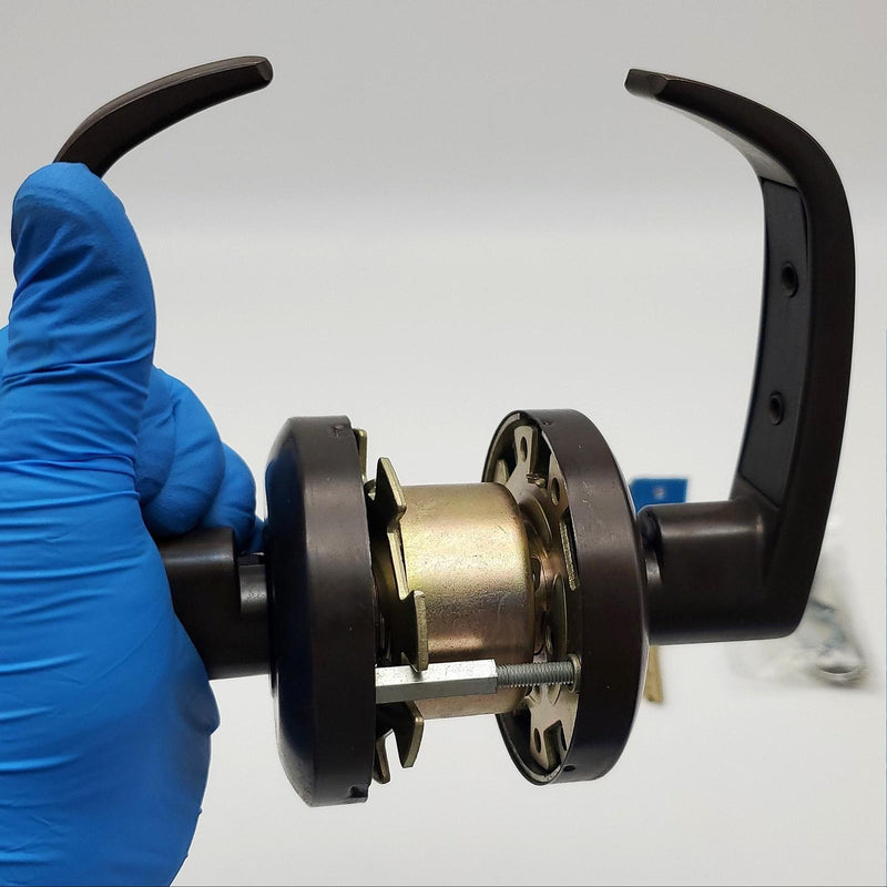 Sargent Door Lever Storeroom Lock Oiled Bronze 2-3/4" Backset 65G04 KL US10B 5