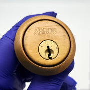 Arrow Rim Cylinder 3-1/4" Length Satin Bronze US10 RC 62 USA Made E Keyway NOS 1