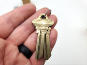 Schlage Mortise Lock Cylinder 30-001 E Keyway Satin Chrome 1-1/8" Length NOS 6