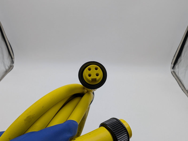 Woodhead 114020C01F120 Quick Connect Sensor Cable 4 Pin Male to Female 12 Feet 3