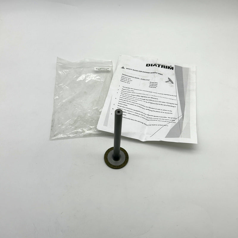 Diatrim 233212 M6 Spindle Saw 2in Diameter Shaft 1/2 x 6in 510196233212M6 1ct