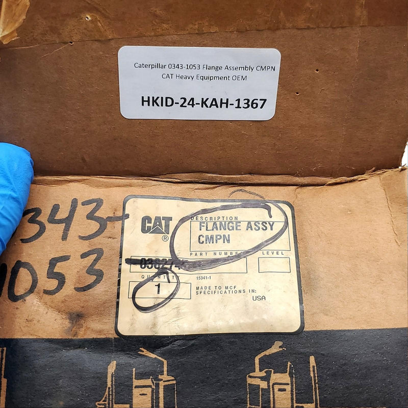 Caterpillar 0343-1053 Flange Assembly CMPN CAT Heavy Equipment OEM 6