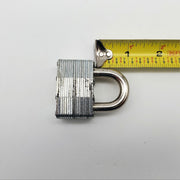 American Lock F25 Padlock 1"L x 5/16"D Shackle 1-3/4" Steel Body Keyed Alike 8